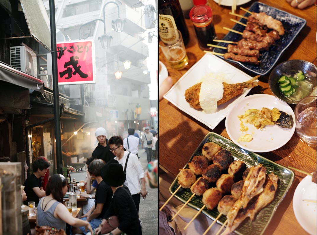 japonská kuchyně yakitori Foto Petr Horčička